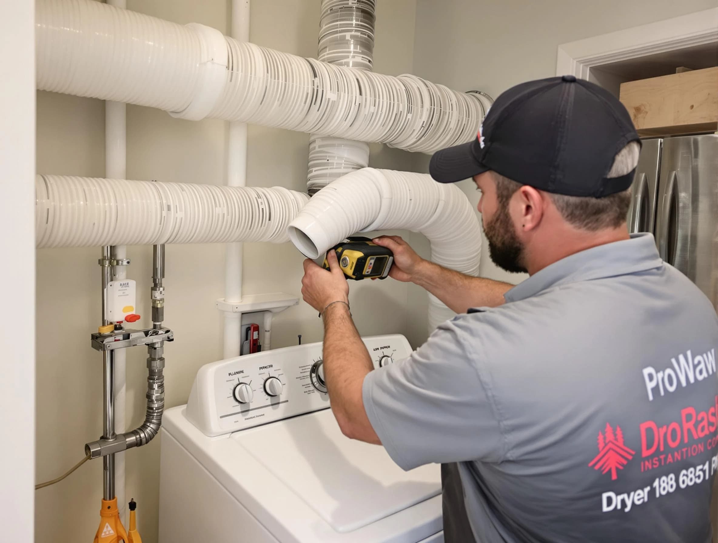 Professional dryer vent hose installation by Wakefield Dryer Vent Cleaning in Wakefield