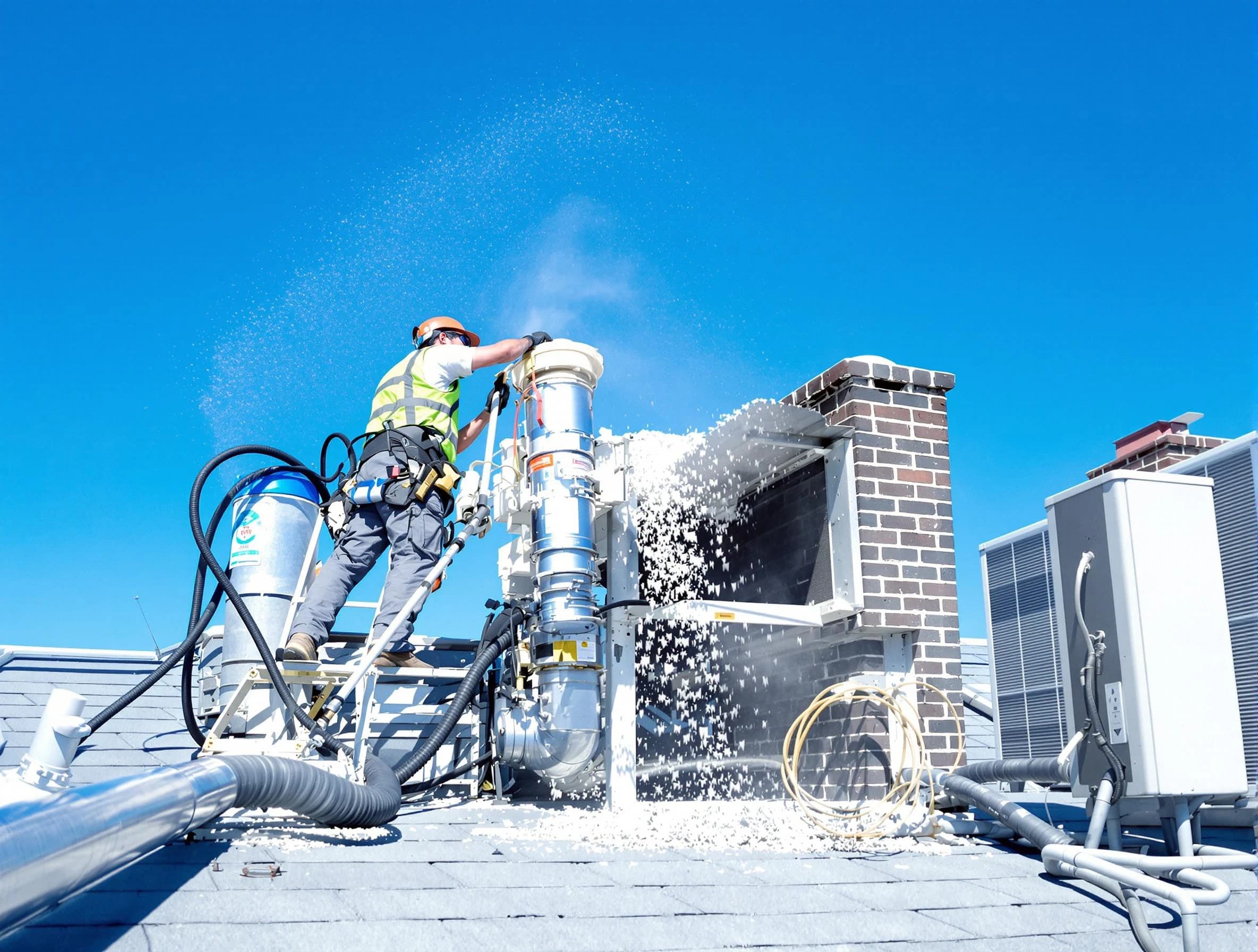 Expert roof dryer vent cleaning by Wakefield Dryer Vent Cleaning in Wakefield