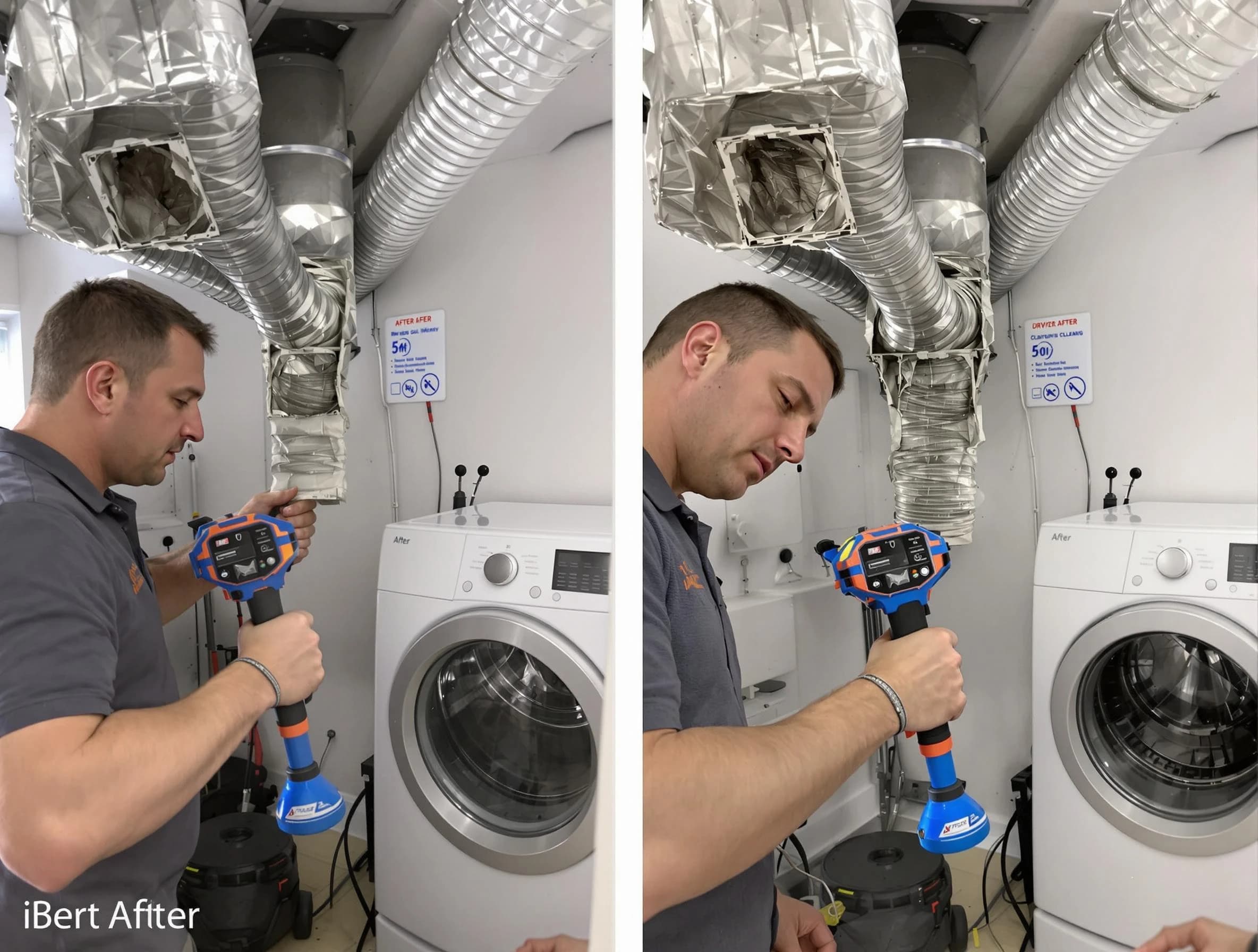 Professional clogged vent cleaning by Wakefield Dryer Vent Cleaning in Wakefield