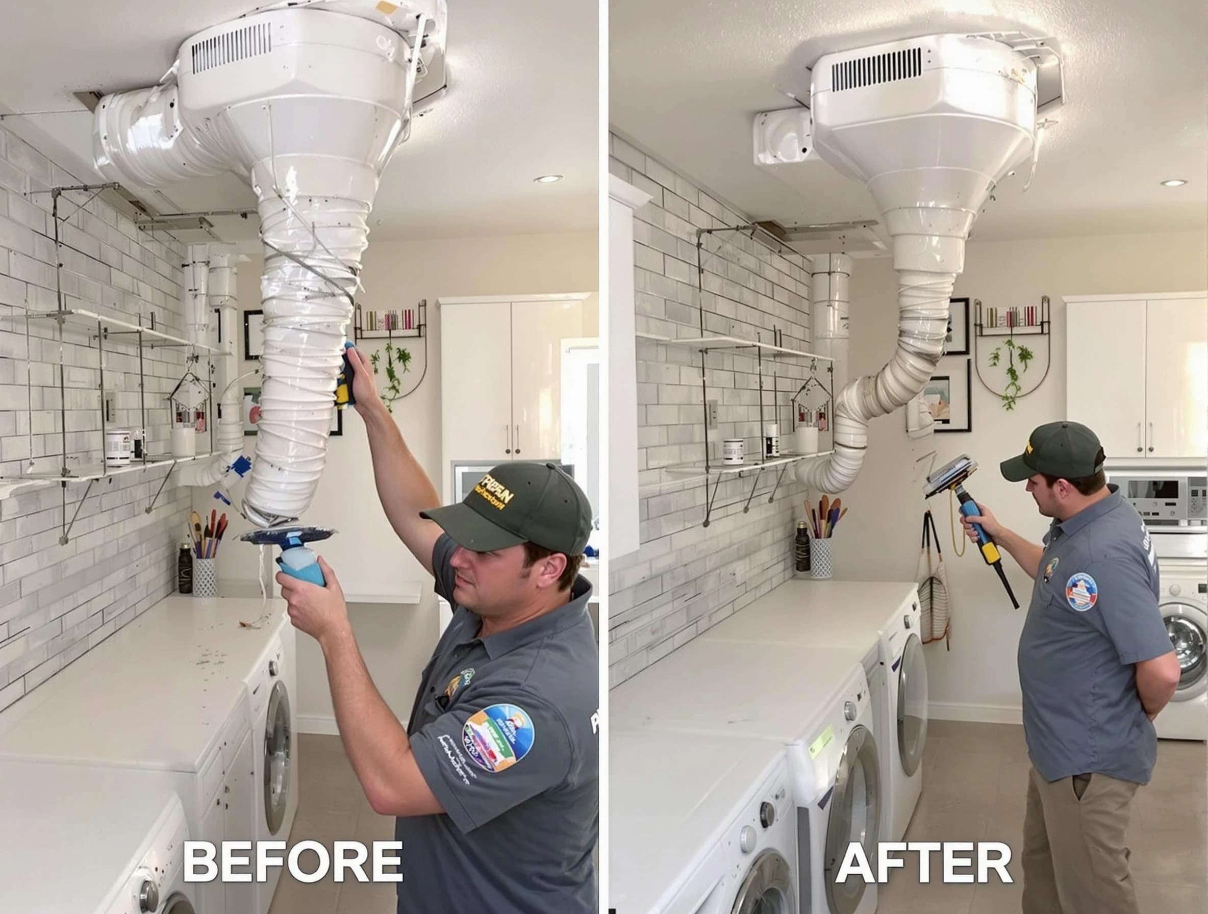 Professional dryer exhaust vent cleaning by Wakefield Dryer Vent Cleaning in Wakefield