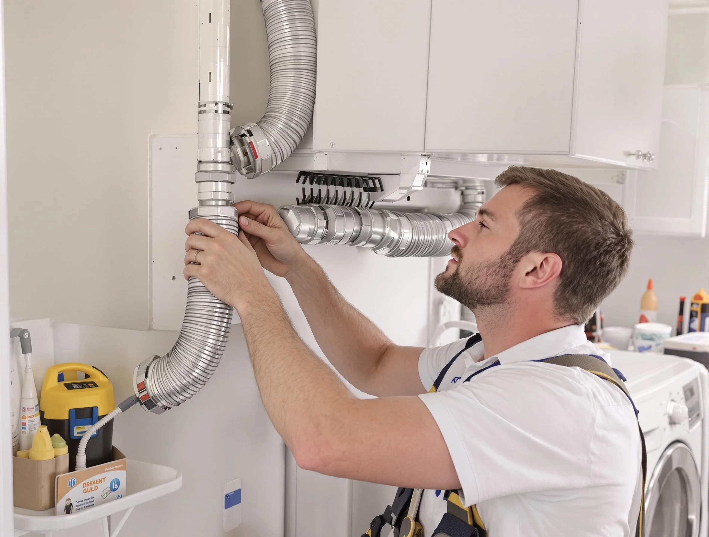 Professional dryer vent repair and installation by Wakefield Dryer Vent Cleaning in Wakefield