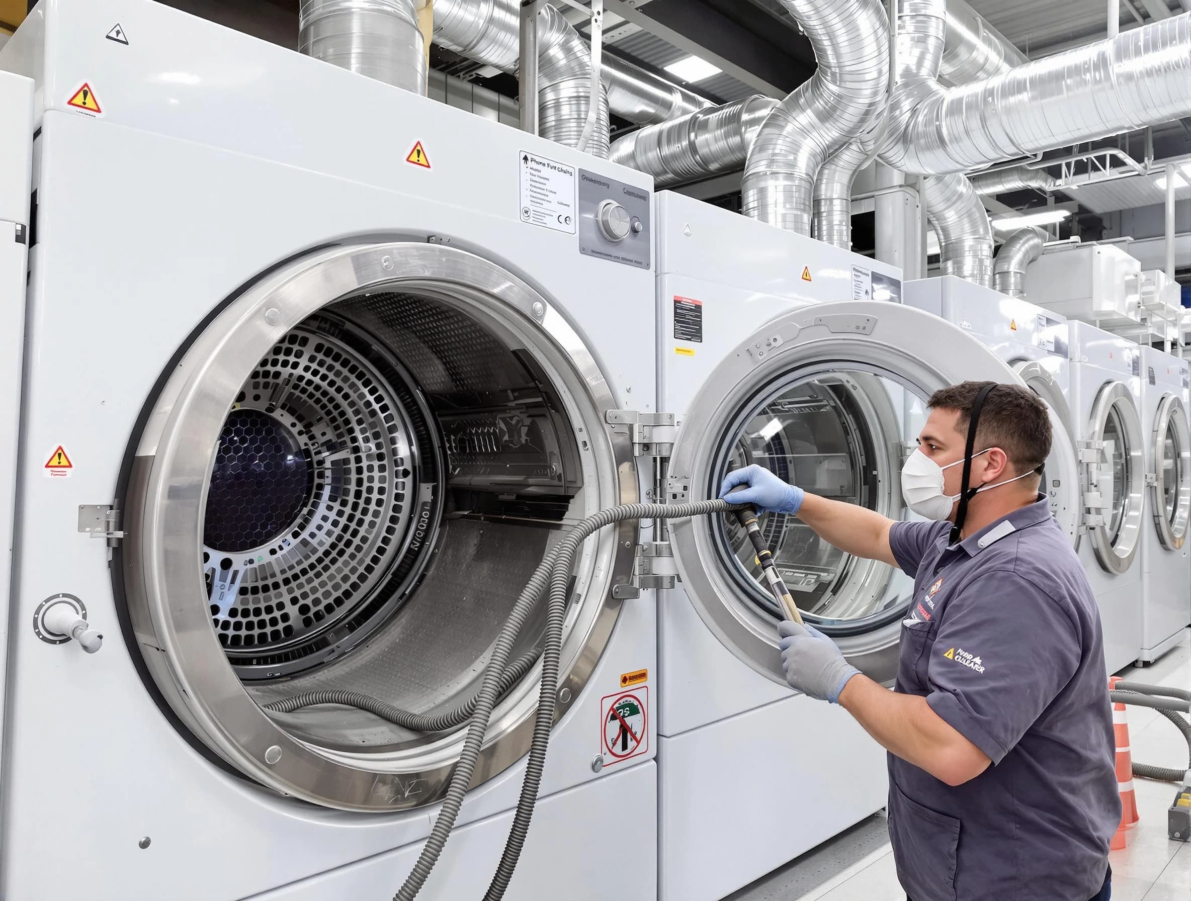 Industrial-grade dryer vent cleaning by Wakefield Dryer Vent Cleaning in Wakefield