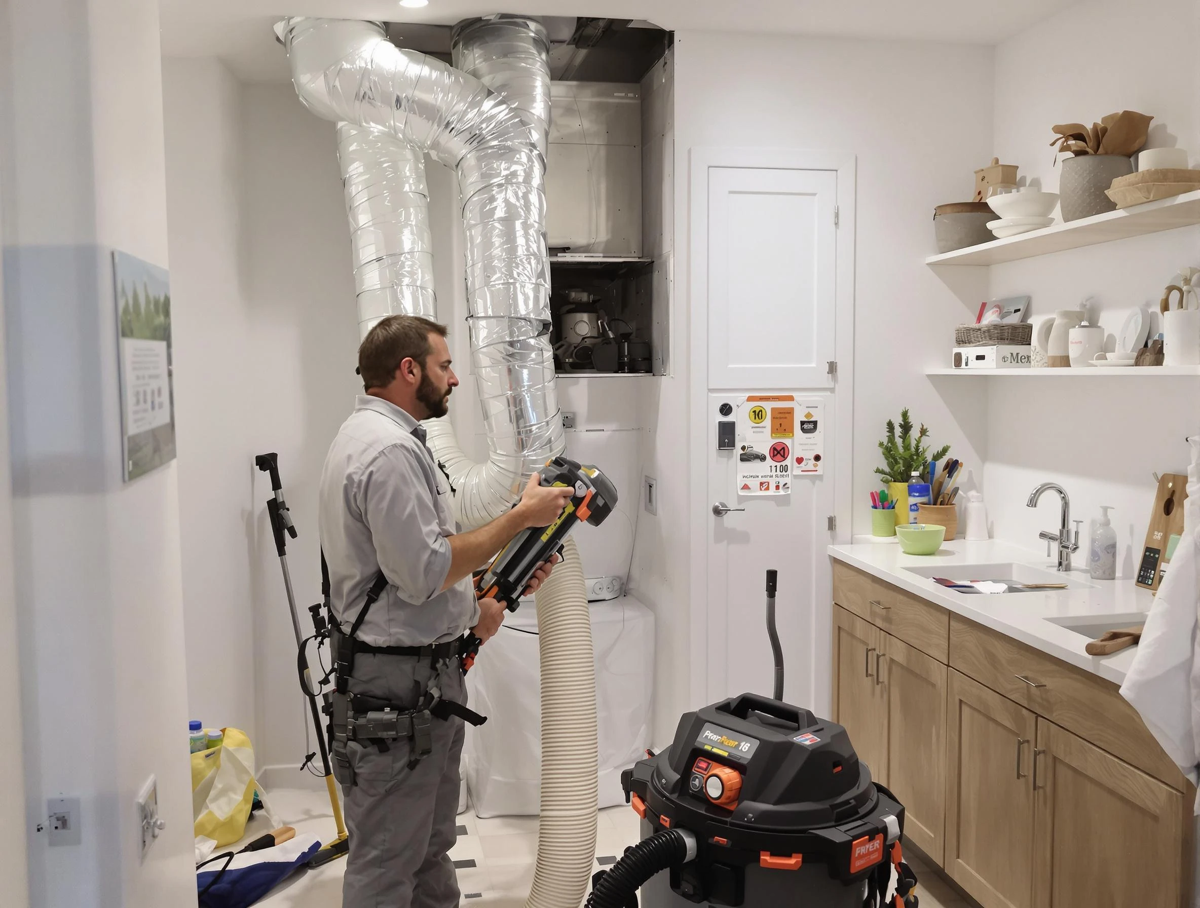 Clogged Dryer Vent Cleaning in Wakefield