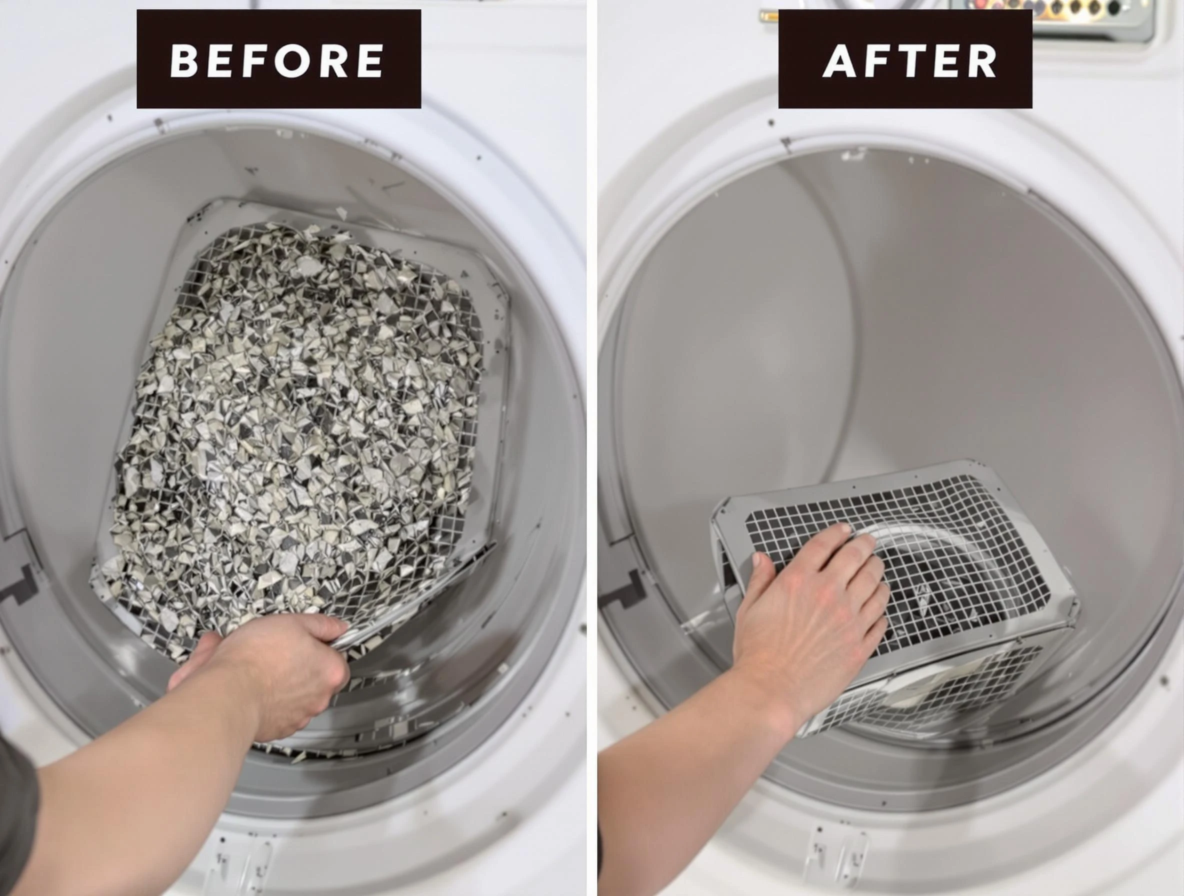 Professional lint trap cleaning by Wakefield Dryer Vent Cleaning in Wakefield