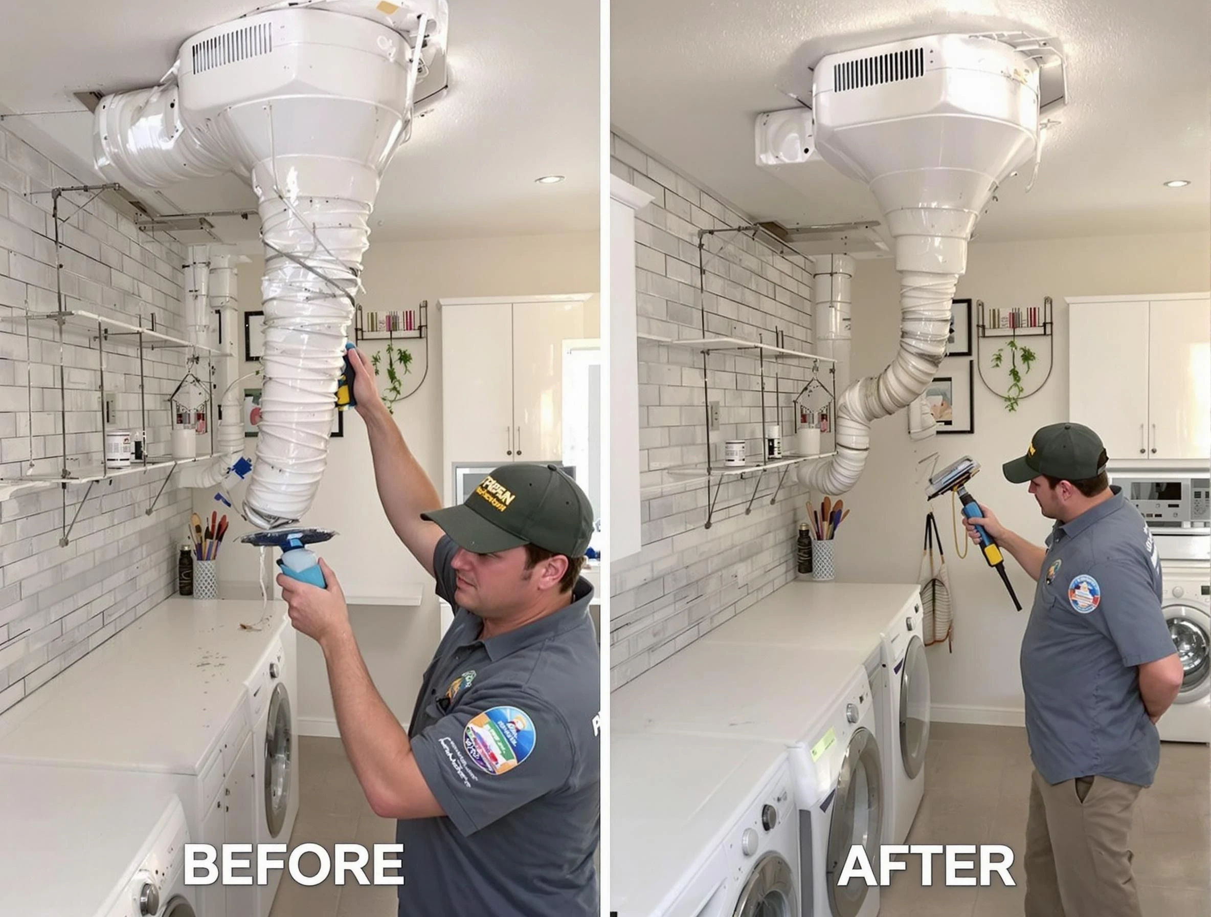 Professional dryer exhaust vent cleaning by Wakefield Dryer Vent Cleaning in Wakefield