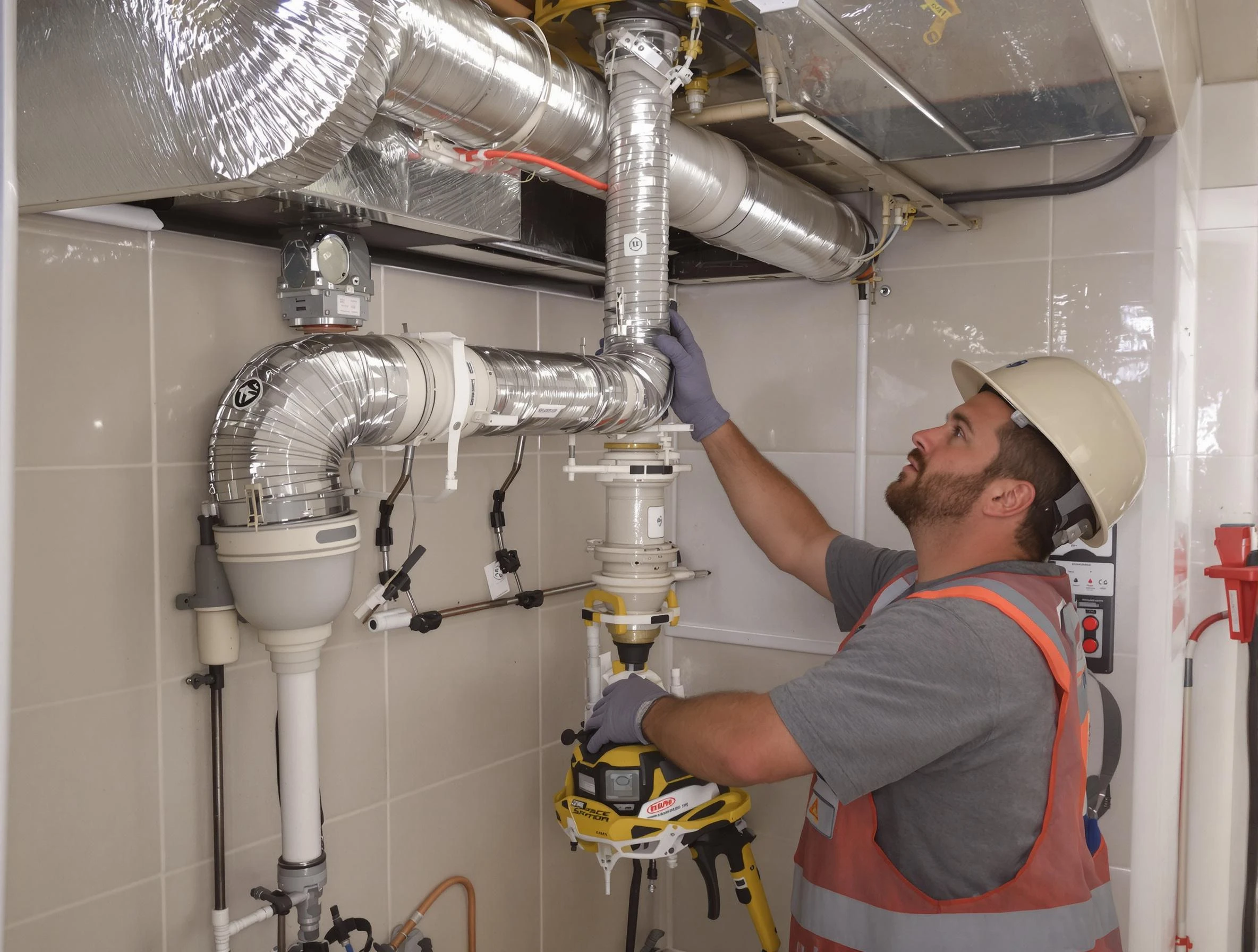 Wakefield Dryer Vent Cleaning expert performing professional dryer vent repair and installation in Wakefield